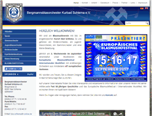 Tablet Screenshot of bergmannsblasorchester.de